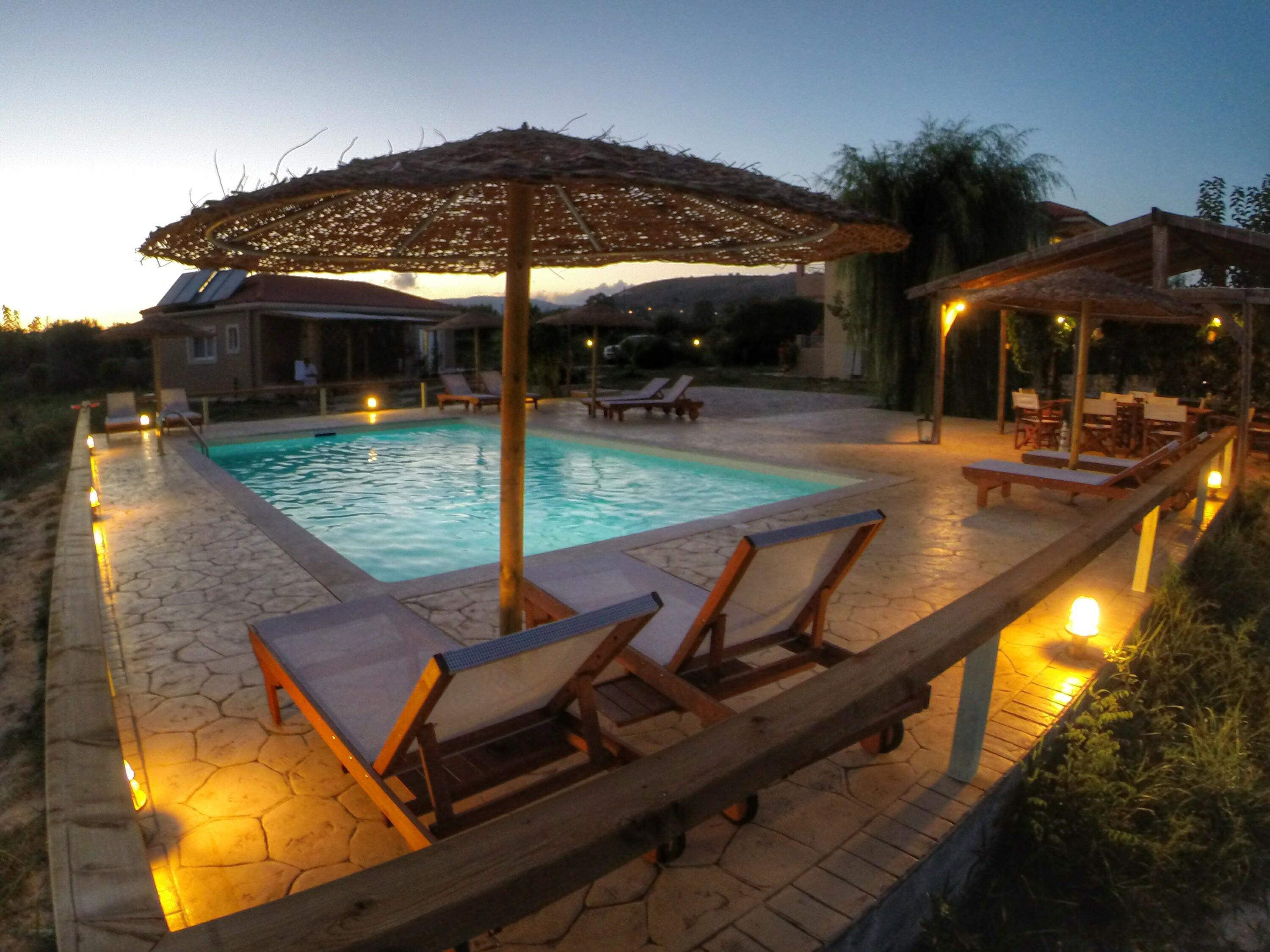 Aggelina S Apartments Xi Beach المظهر الخارجي الصورة